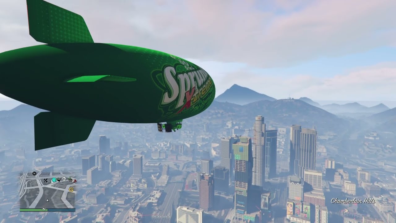 Buying the Blimp and flying it for the first time in Gta Online #blimp #gta