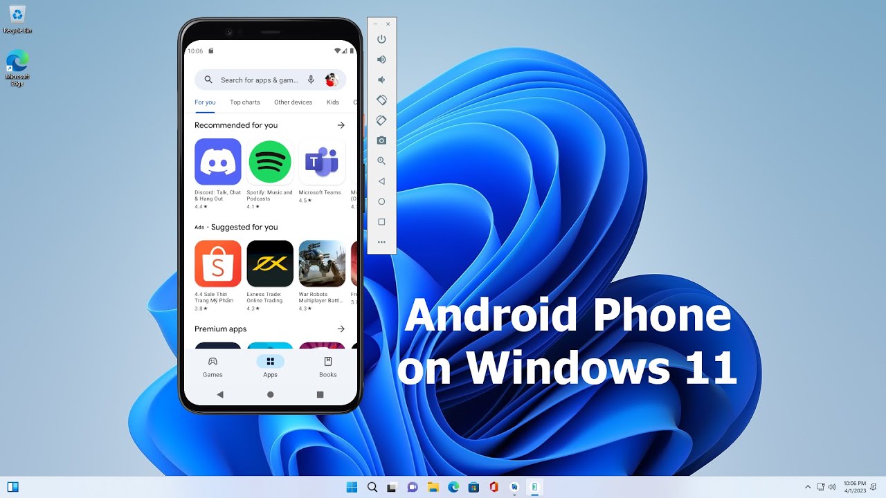 Как создать телефон Android на Windows 11/10
