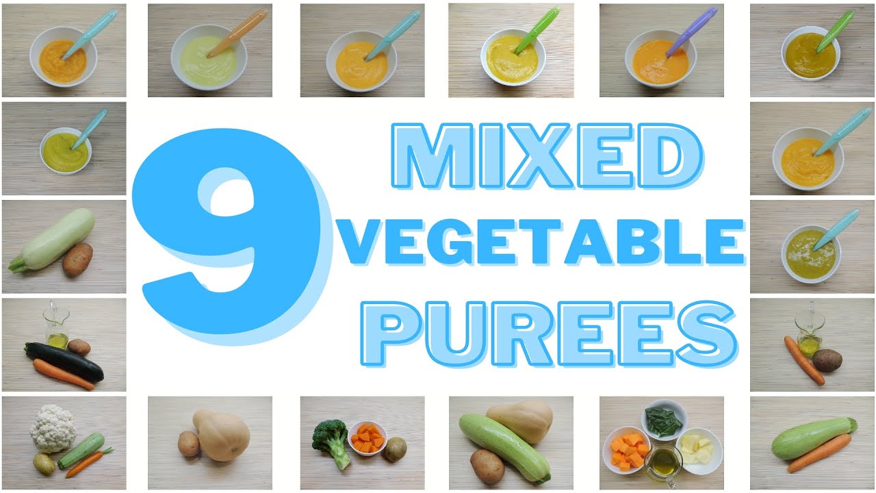 9 Mixed Vegetable Puree Recipes For Babies | Vegetable Combinations For Babies