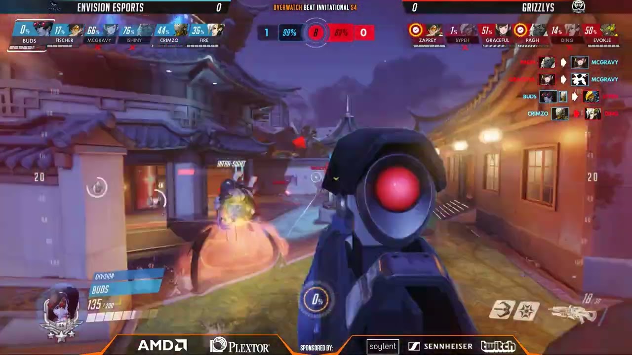 Overwatch BEAT Invitational S4 - EnVision esports vs Grizzlys