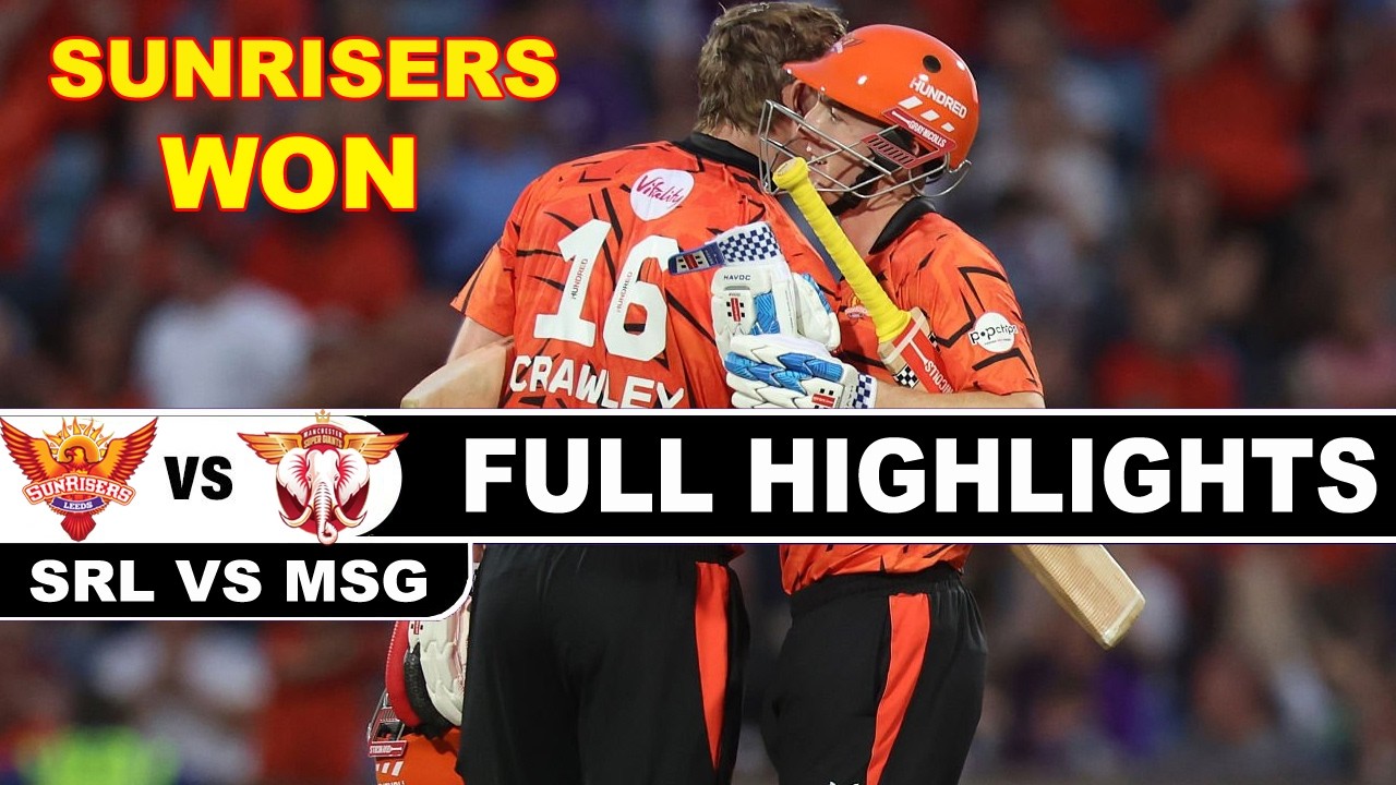 Sunrisers Leeds vs Manchester Super Giants | Match 10 Highlights | The Hundred 2026