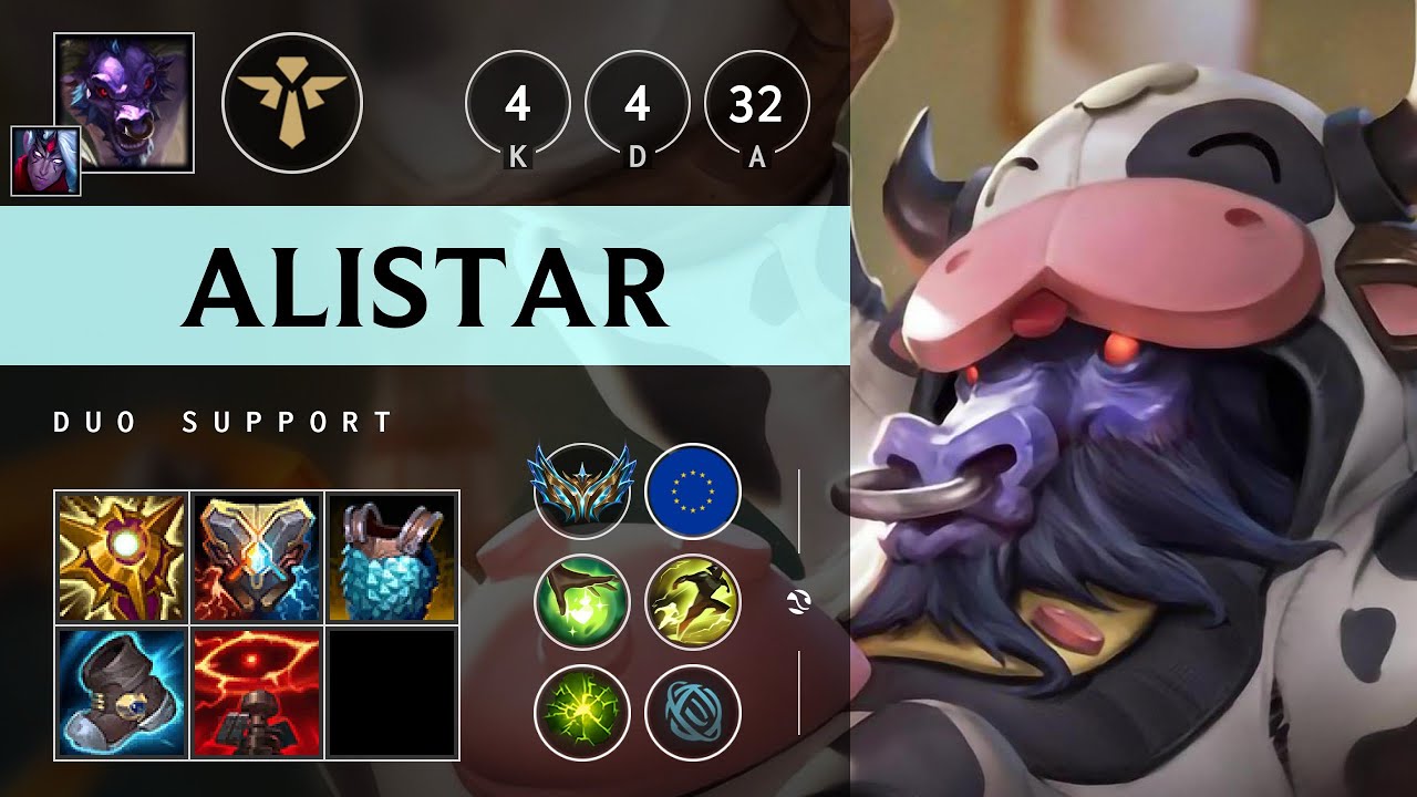 Alistar Support vs Braum - EUW Challenger Patch 25.19