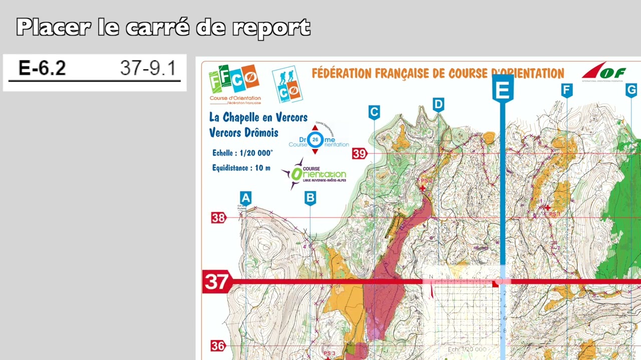 Report des balises sur la carte