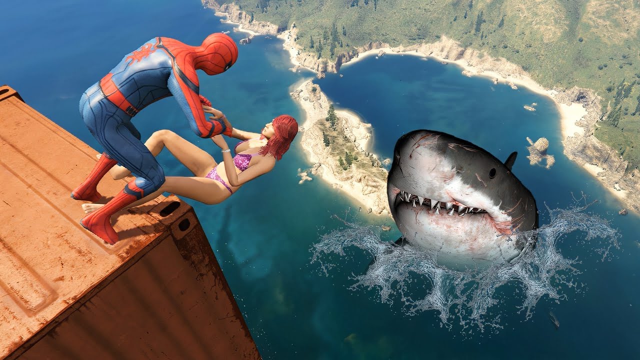 GTA 5 Spider-Man Ragdolls Compilation 15 (Funny Video)