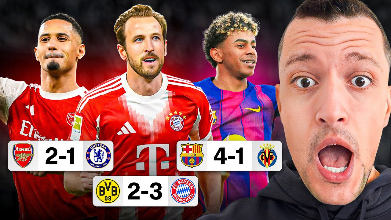 ARSENAL 2-1 CHELSEA: SET PIECES RUINING PL | LAMINE YAMAL HAT TRICK-MASTERCLASS | BAYERN WIN
