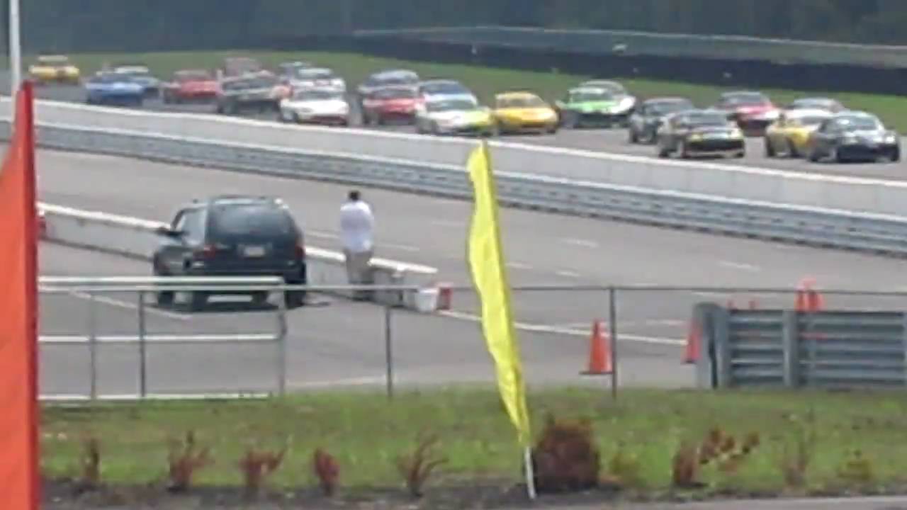 Alex Kirby - Race Start At NJMP Spec Miata Class 8_23_09