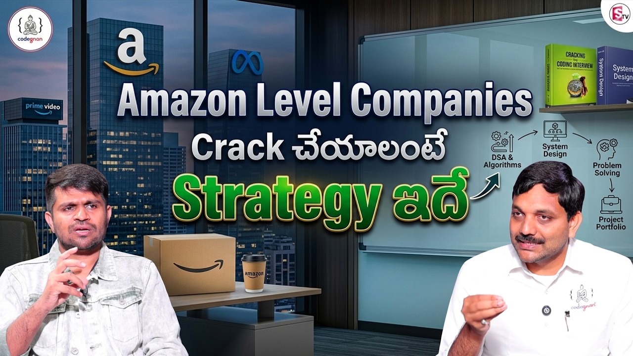 Codegnan: How to Get Into Top Tech Companies Like Amazon | SumanTV Anchor Nagaraju