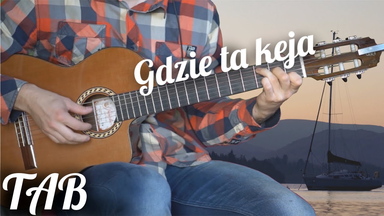 Jerzy Porębski  - Gdzie ta keja | gitara fingerstyle nuty TAB cover