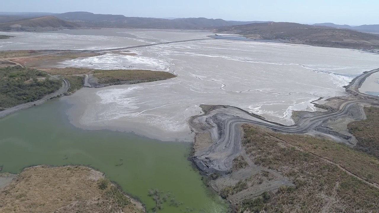 Drone na maior barragem de rejeitos do Brasil em PARACATU/MG (Kinross Gold)