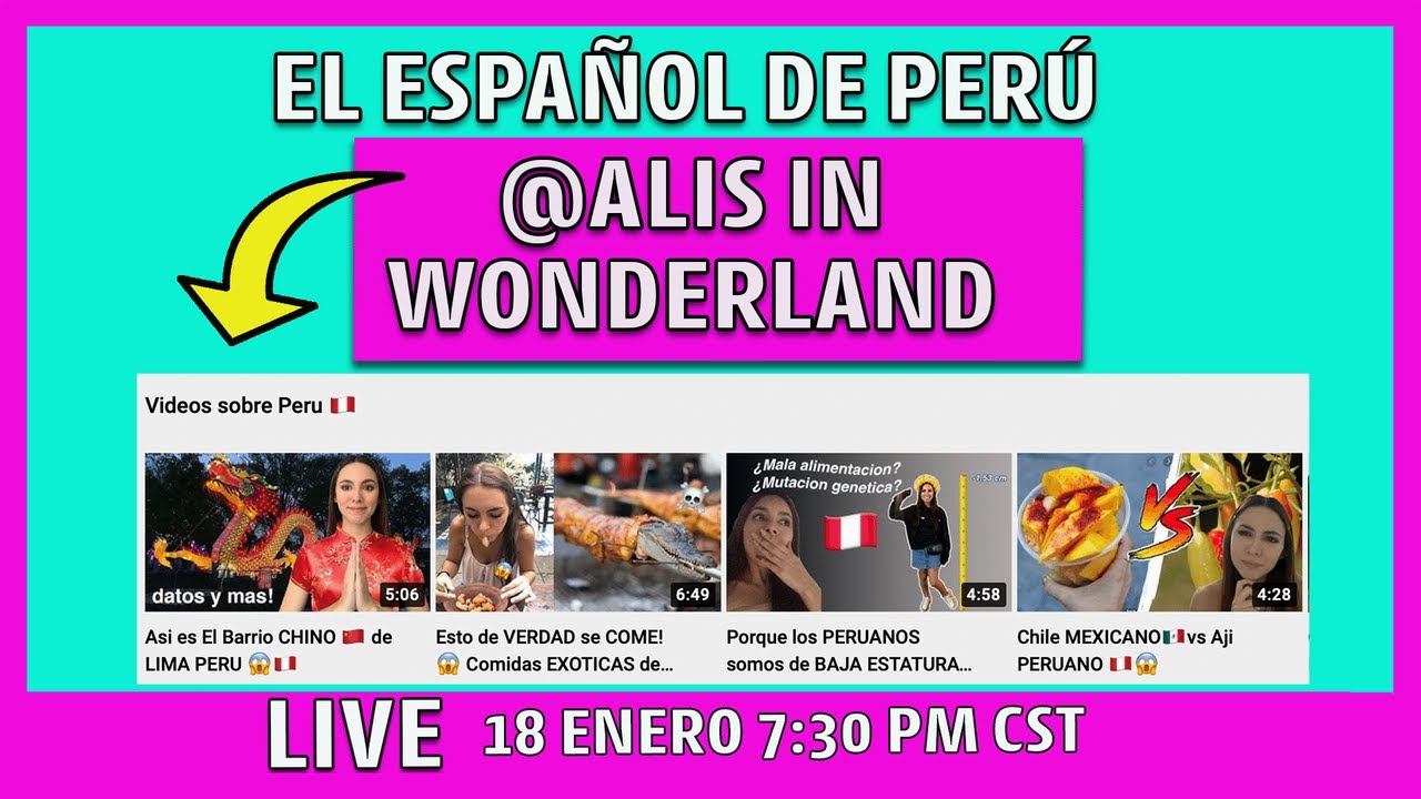The sound of 🦙Peruvian SPANISH - Spanish Listening