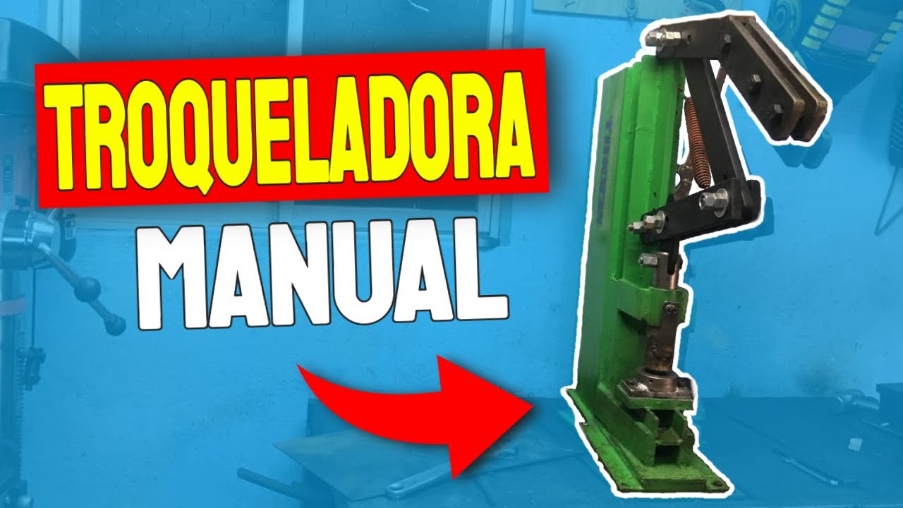 😱 Como Hacer una TROQUELADORA MANUAL CASERA !!!