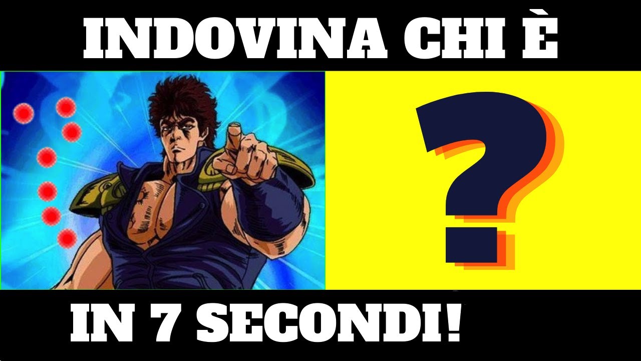 Quiz di Hokuto - Indovina il personaggio famoso degli anni '80 [TEST]