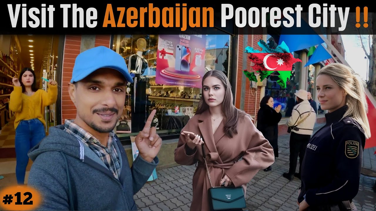 Образ жизни азербайджанцев в городе Гянджа 🇦🇿 || Пешеходная экскурсия по городу Гянджа