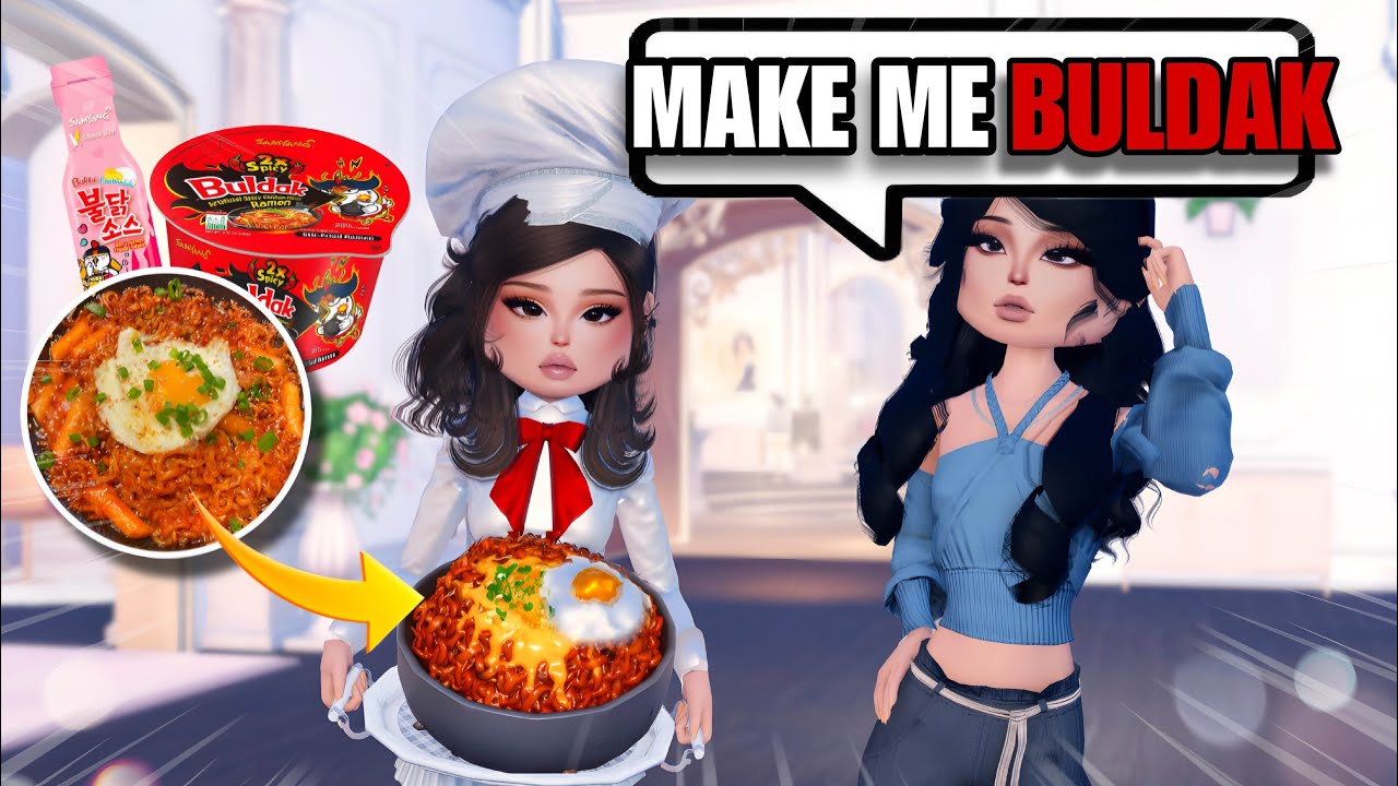 Готовлю вирусные блюда в игре DRESS TO IMPRESS!! 🍲 (Roblox)