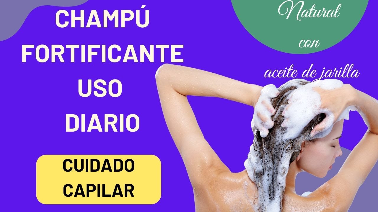 Champú de uso diario ANTICAÍDA fuerza y brillo para tu cabello. PELO FUERTE