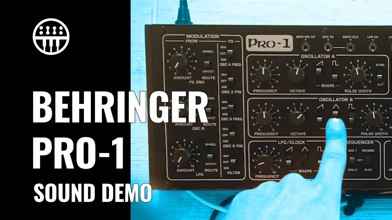 Han(d)s only | Behringer PRO-1 Sound Demo | Thomann