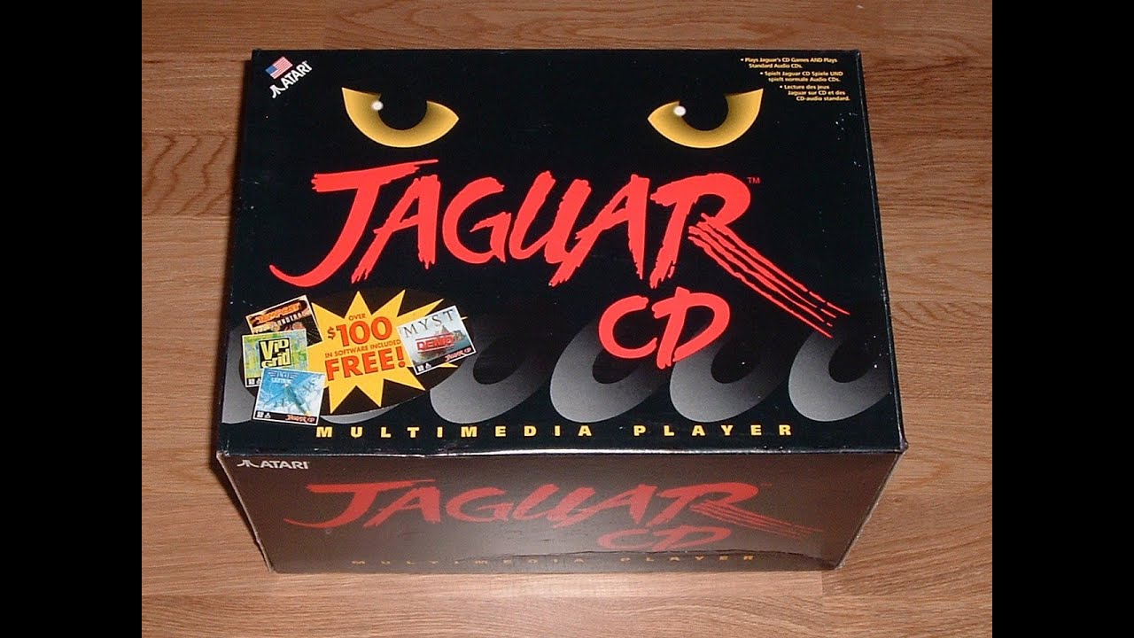 Atari Jaguar CD Video Game Console - James & Mike