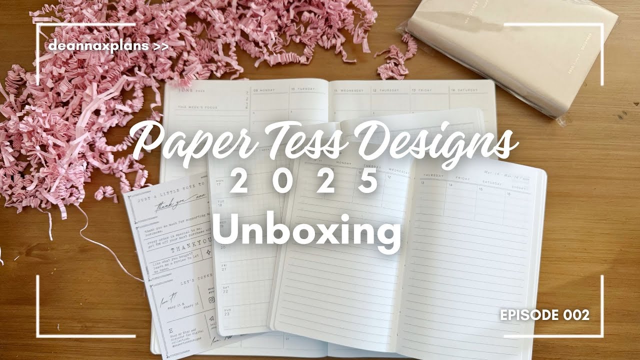 💕📚 Paper Tess Designs 2025 Unboxing