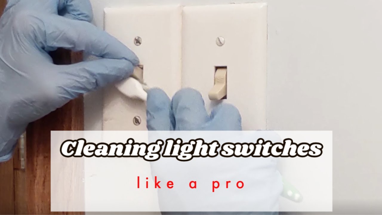 How to clean a light switch