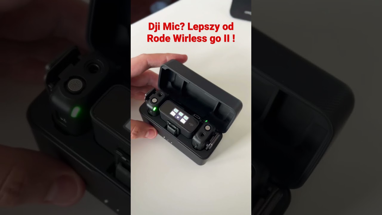 DJI Mic - lepsze od Rode Wirless Go 2  #djimic #microphone #wirless #mikrofon #bezprzewodowy #drone