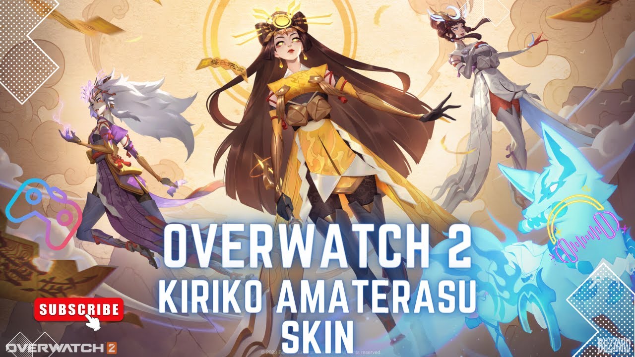 Overwatch 2 - Kiriko Amaterasu Skin - Ultimate and Character select animation