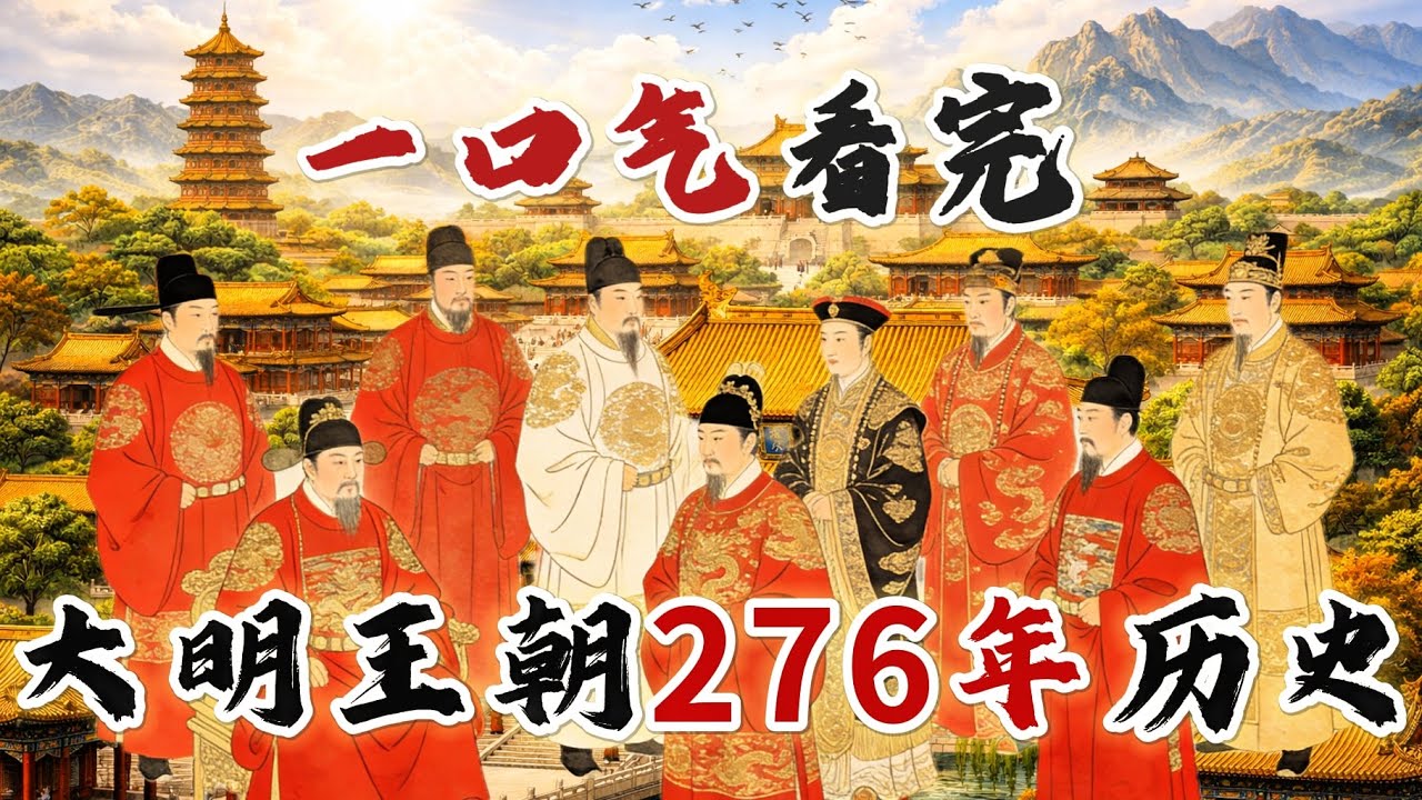一口气看完大明王朝276年历史#故事 #故事頻道 #睡前故事 #历史 