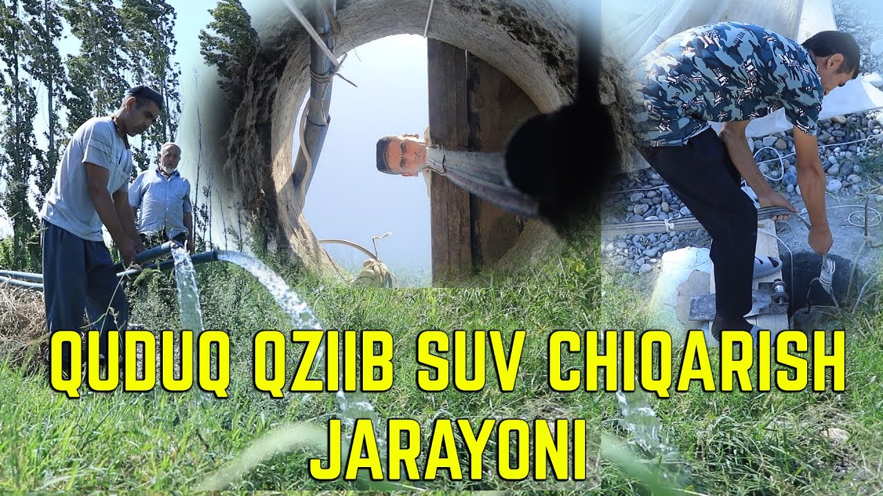 Quduq qazish jarayoni