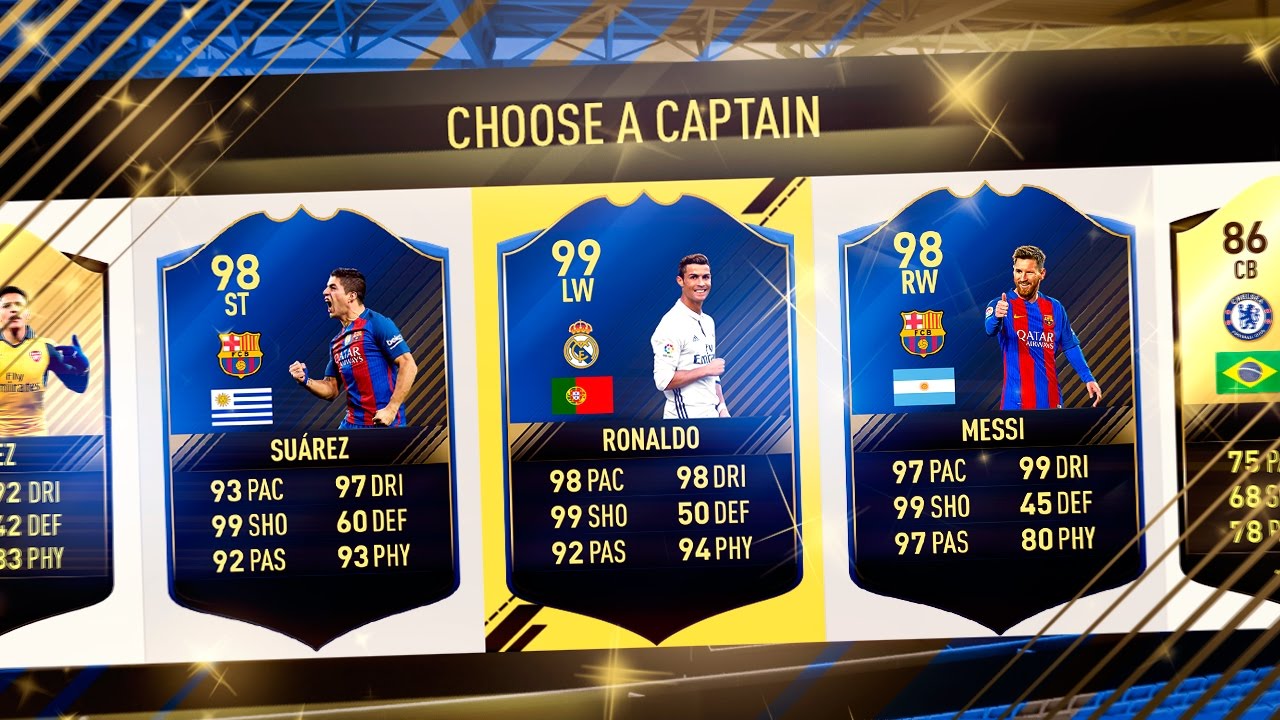 RONALDO TOTY Y MESSI TOTY!!!!! OMG!!!!!! FIFA 17 FUT DRAFT