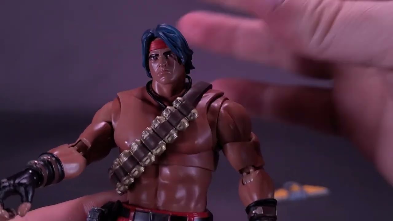 Hiya Toys Contra: Operation Galuga Exquisite Basic Series Lance Bean 1/12 Scale Action Figure