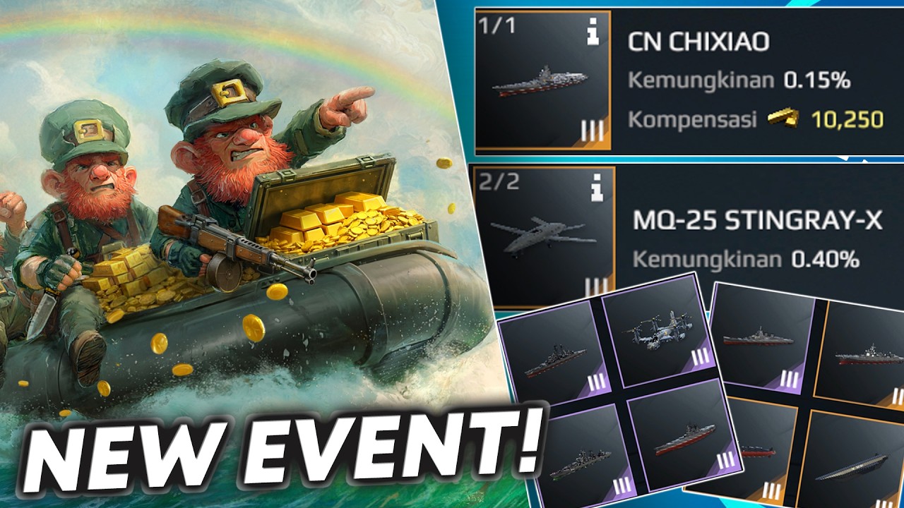 Gacha Paling Kikir Kembali! Tapi Bisa Dapat Kapal Induk GRATIS Kalau Hoki – Modern Warships