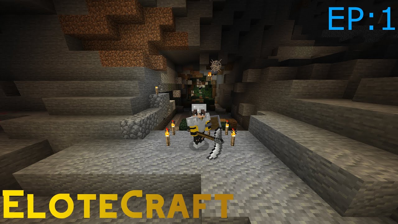 Jugué por PRIMERA VEZ a minecraft con MODS | Elotecraft