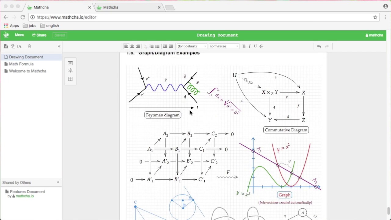 Mathcha.io - Math Editor - Overview
