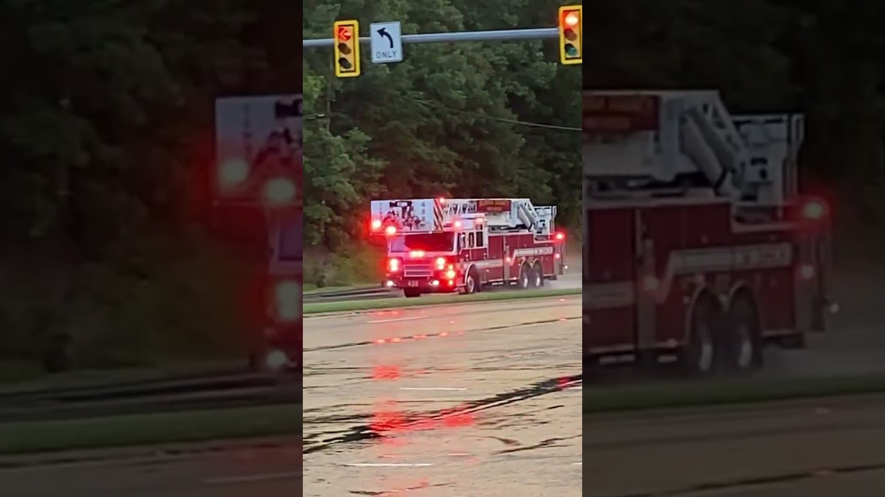 Fairfax county tower 438 responding to a commercial fire alarm