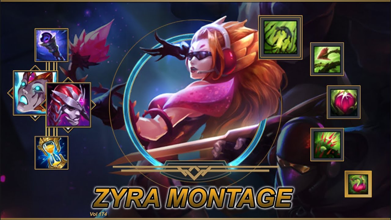 Zyra Montage - Best Zyra plays | Satisfy Plays & Kills