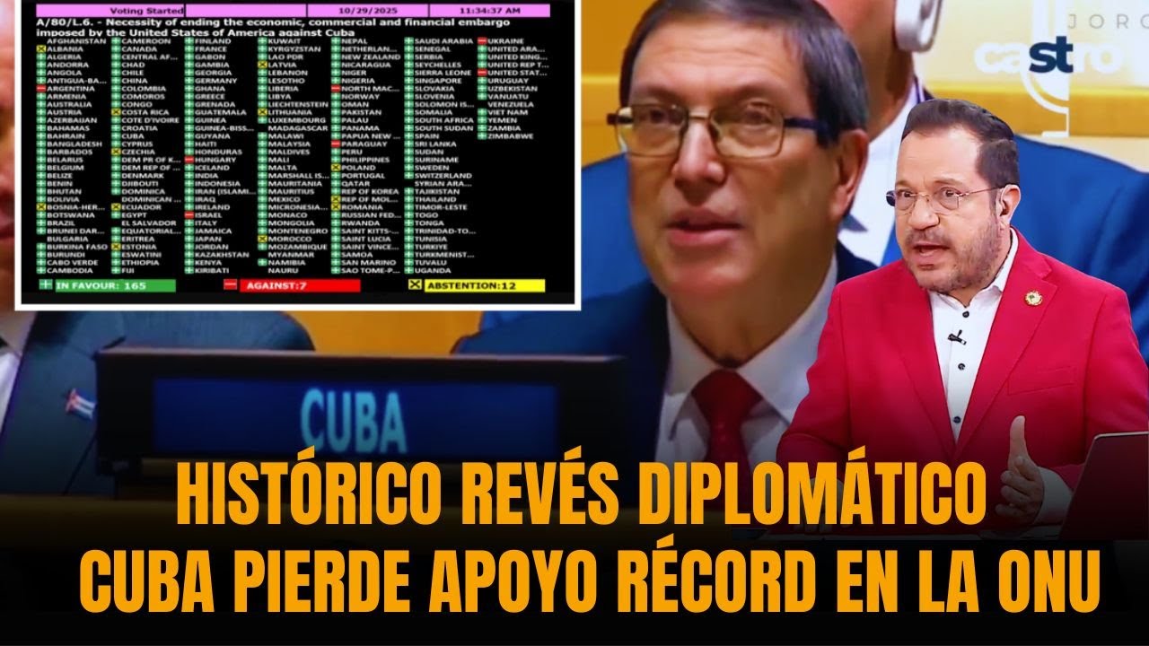 Baja el apoyo a Cuba en la ONU: ESTADOS UNIDOS DESARMA LA MENTIRA DEL BLOQUEO | S&aacute;nchez Grass