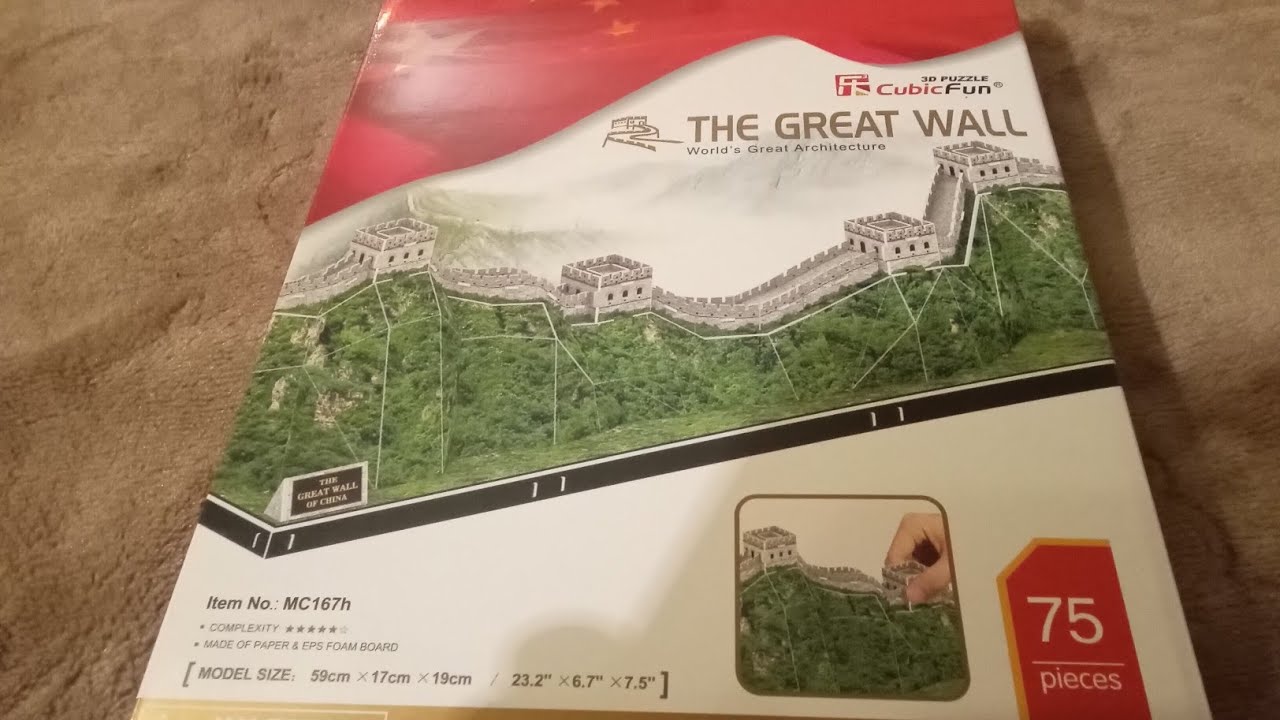 puzzle 3d Cubic Fun THE GREAT WALL Chiny