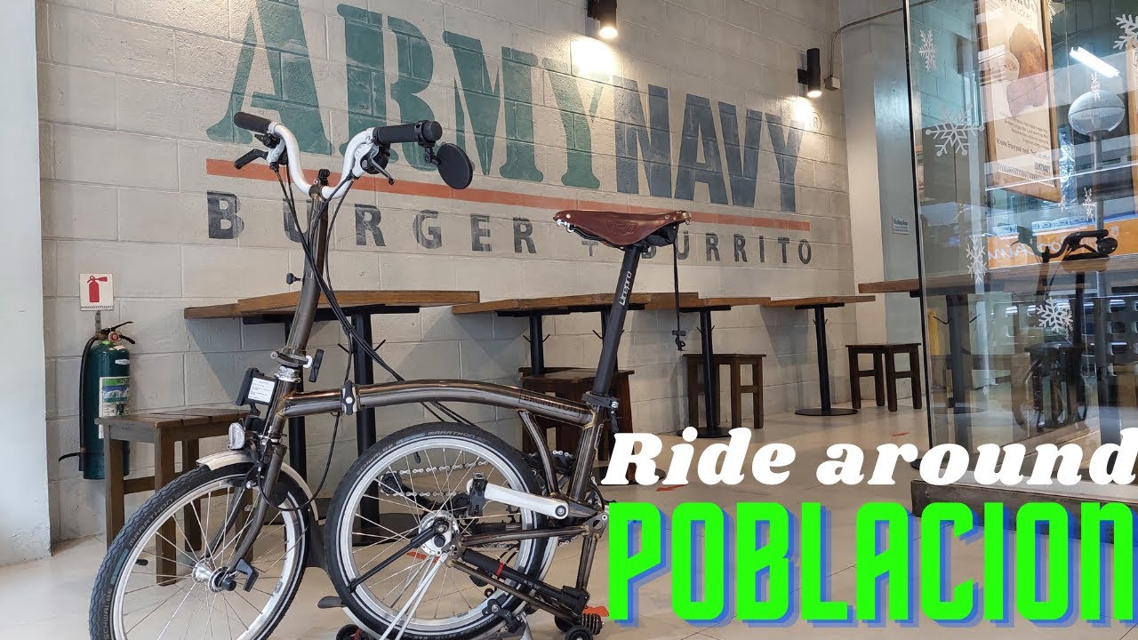 Folding Bike Ride in Poblacion Makati | Brompton Bike Vlogs Philippines