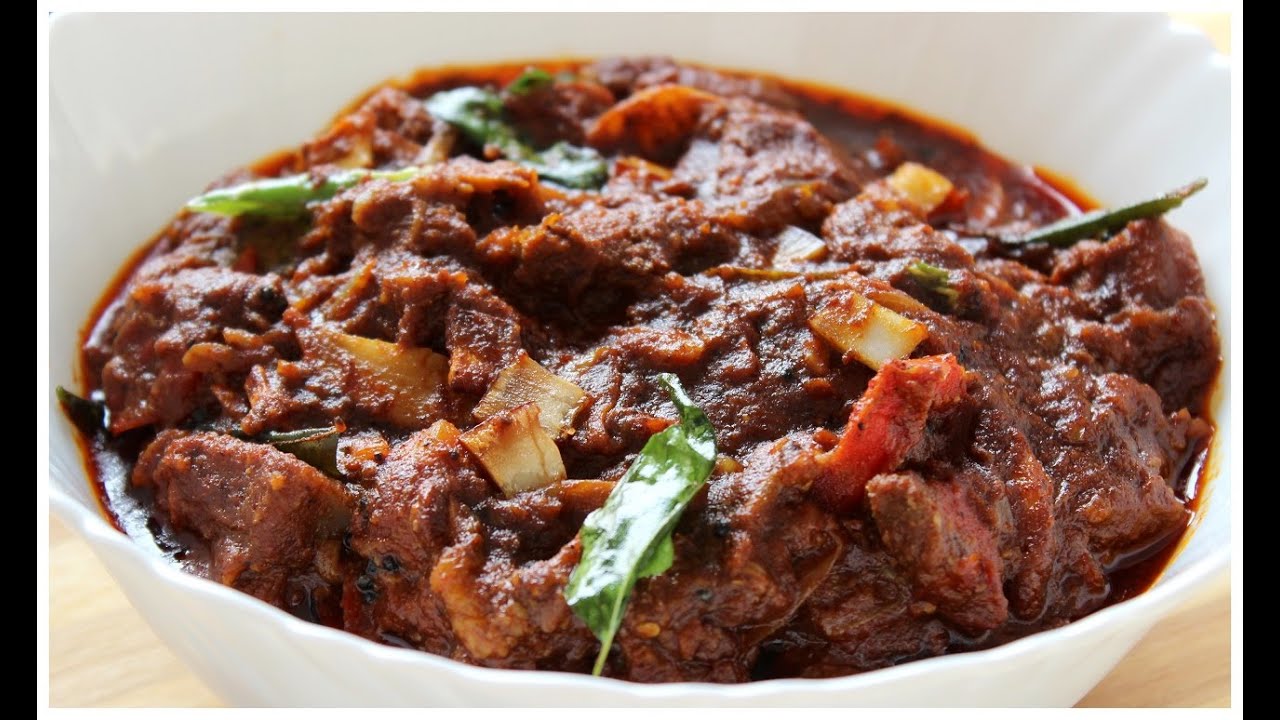 Varutharacha Beef Curry- chinnuz' I Love My Kerala Food