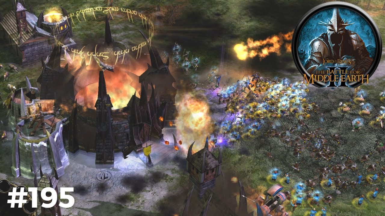 Lord Of The Rings Battle For Middle Earth 2 RotWK (Pc)(Gameplay 195) vs (MEDIUM COM)(No Commentary)