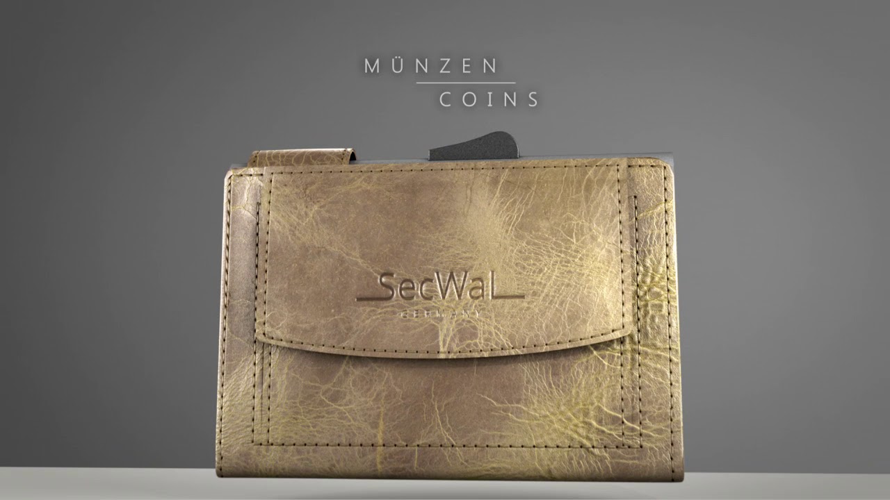 Secwal Kartenetui mit M&uuml;nzfach