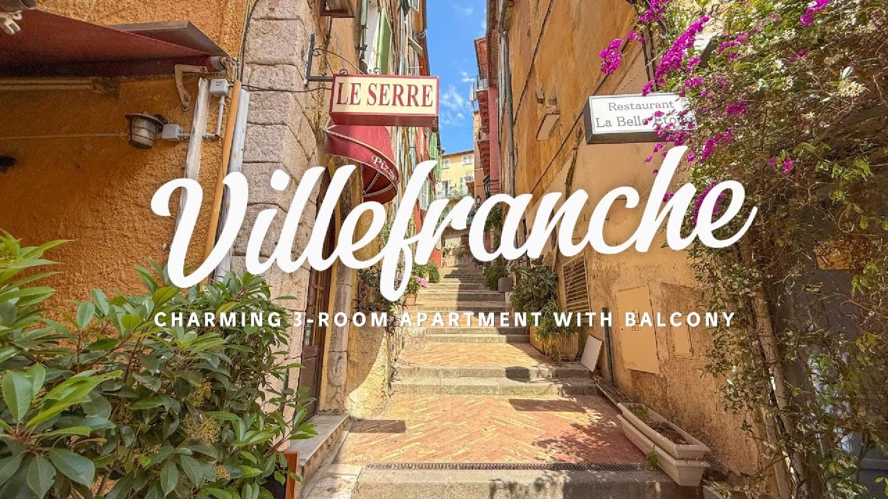 Charming 3-room apartment with balcony - Villefranche-sur-Mer 🌊🔑