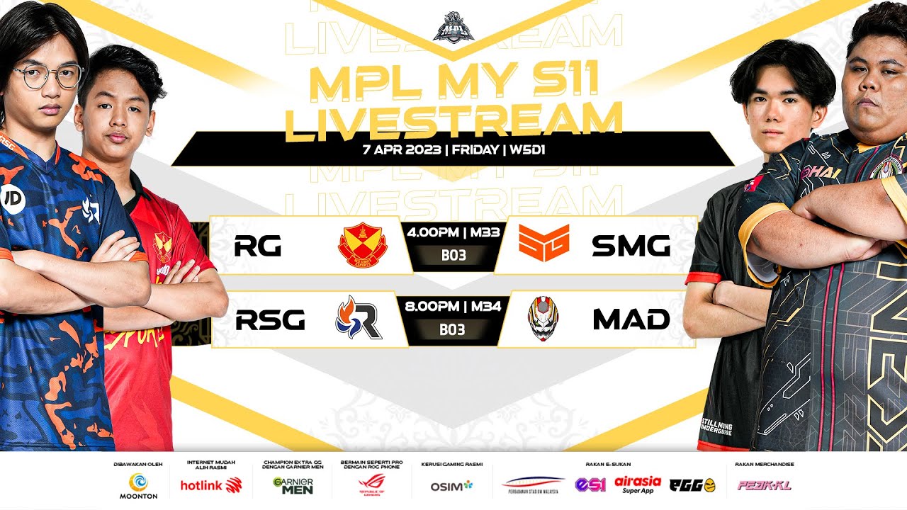 [ENG] MPL MY Season 11 Regular Season Week 5 Day 1