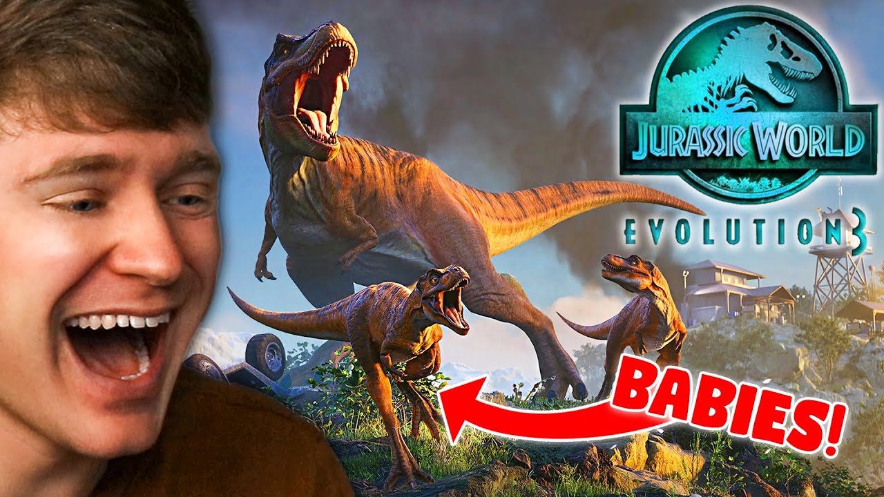 JURASSIC WORLD EVOLUTION 3 the NEW TRAILER! (Reaction)
