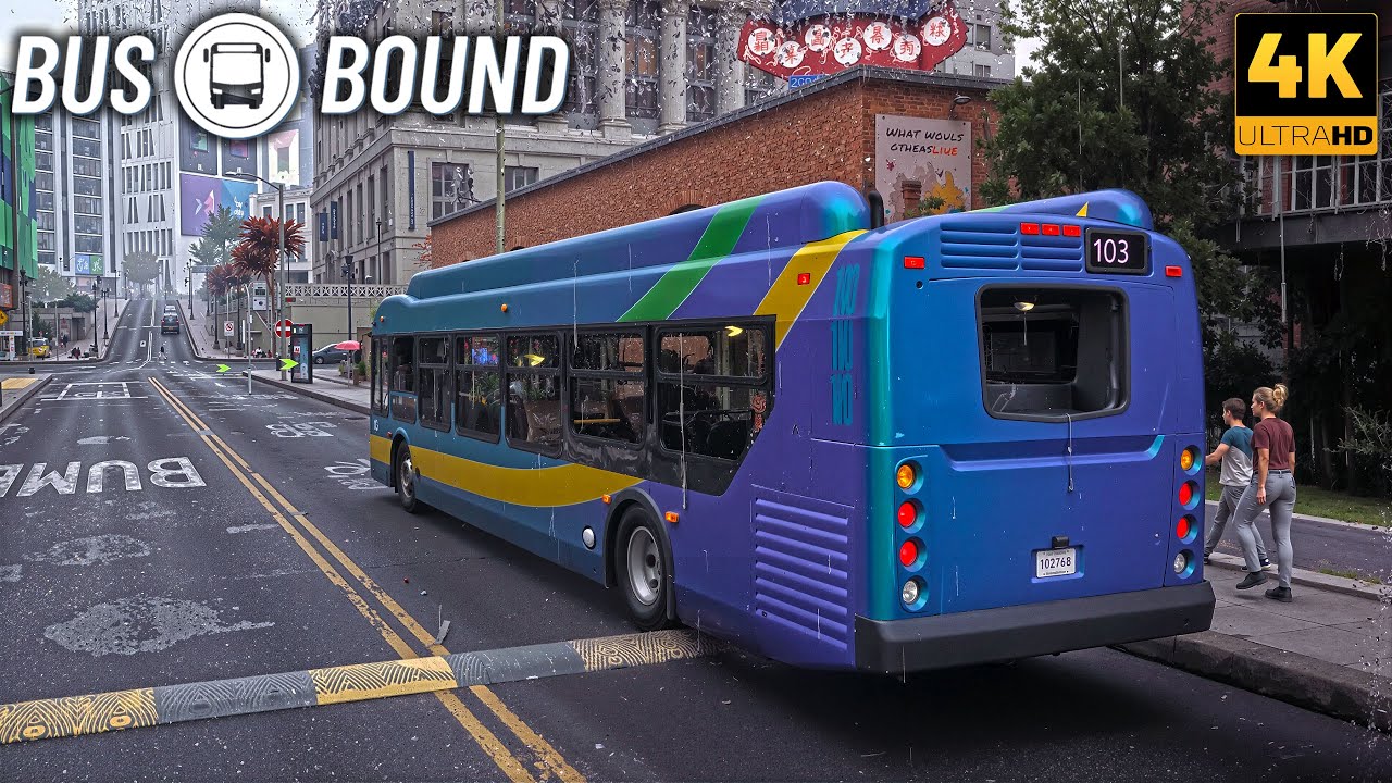 Bus Bound Demo Gameplay – Realistic Bus Driving Simulation | RTX | 4K Ultra Graphics