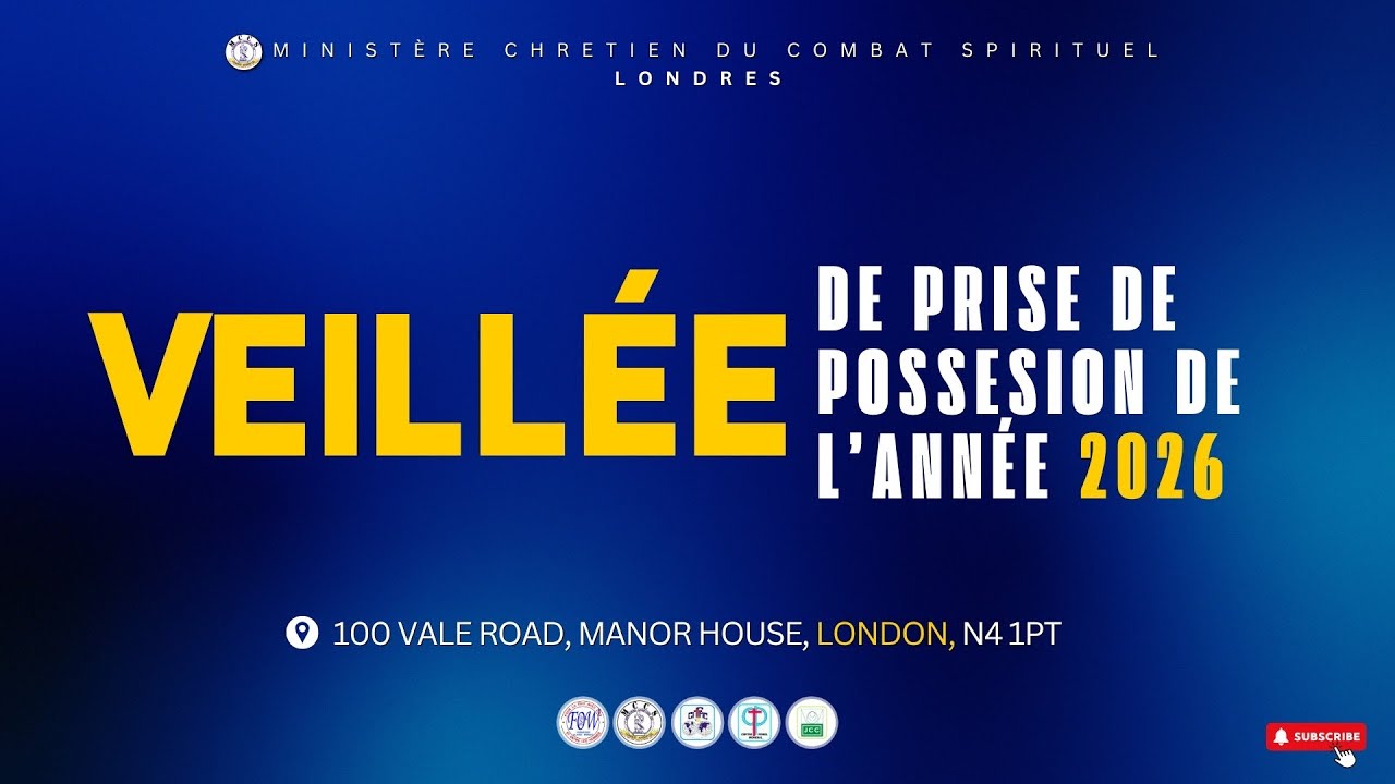 VEILLÉE DE  PRISE DE POSSESION DE L’ANNÉE 2026