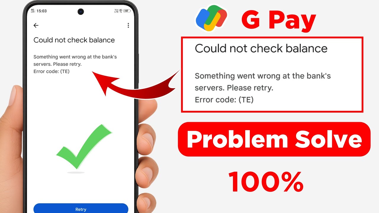 G Pay Could Not Check Balance Problem Fix | G Pay Par Bank Balance Check Nahi Ho Raha hai