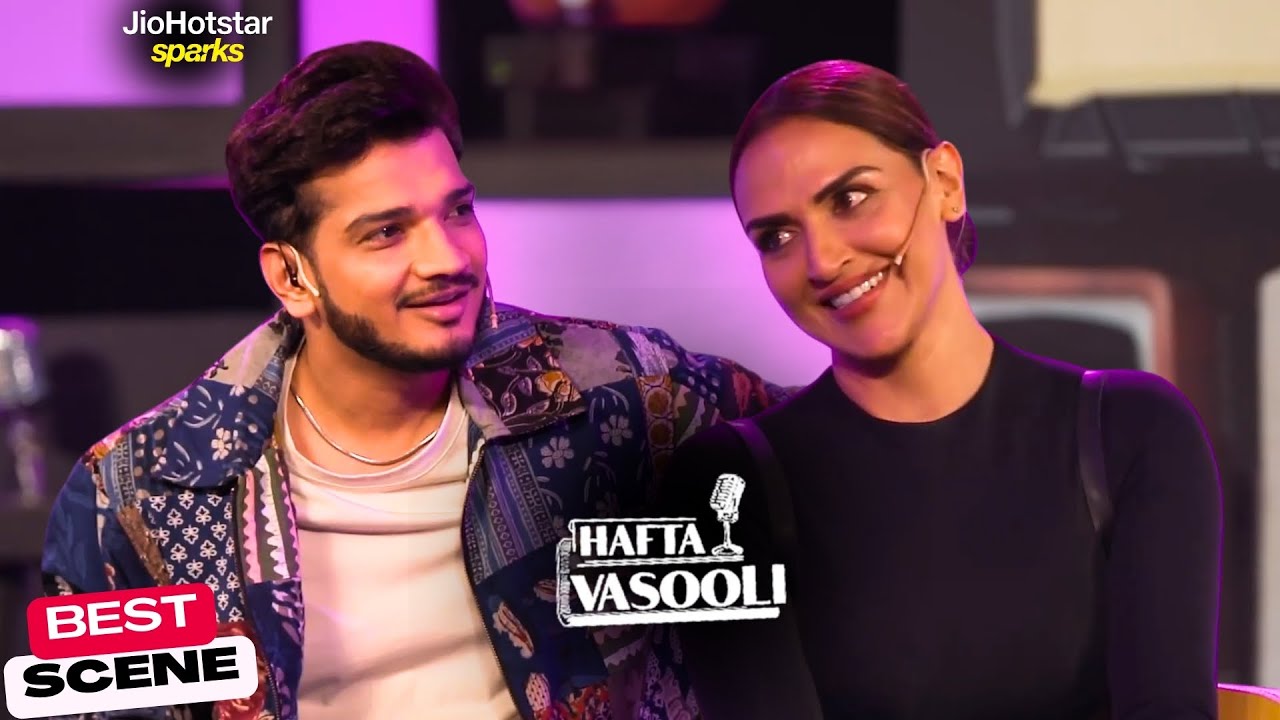 Munawar Faruqui Is MESMERISED By Eisha Deol's Beauty! | Ep. 6 | Hafta Vasooli | JioHotstar Sparks