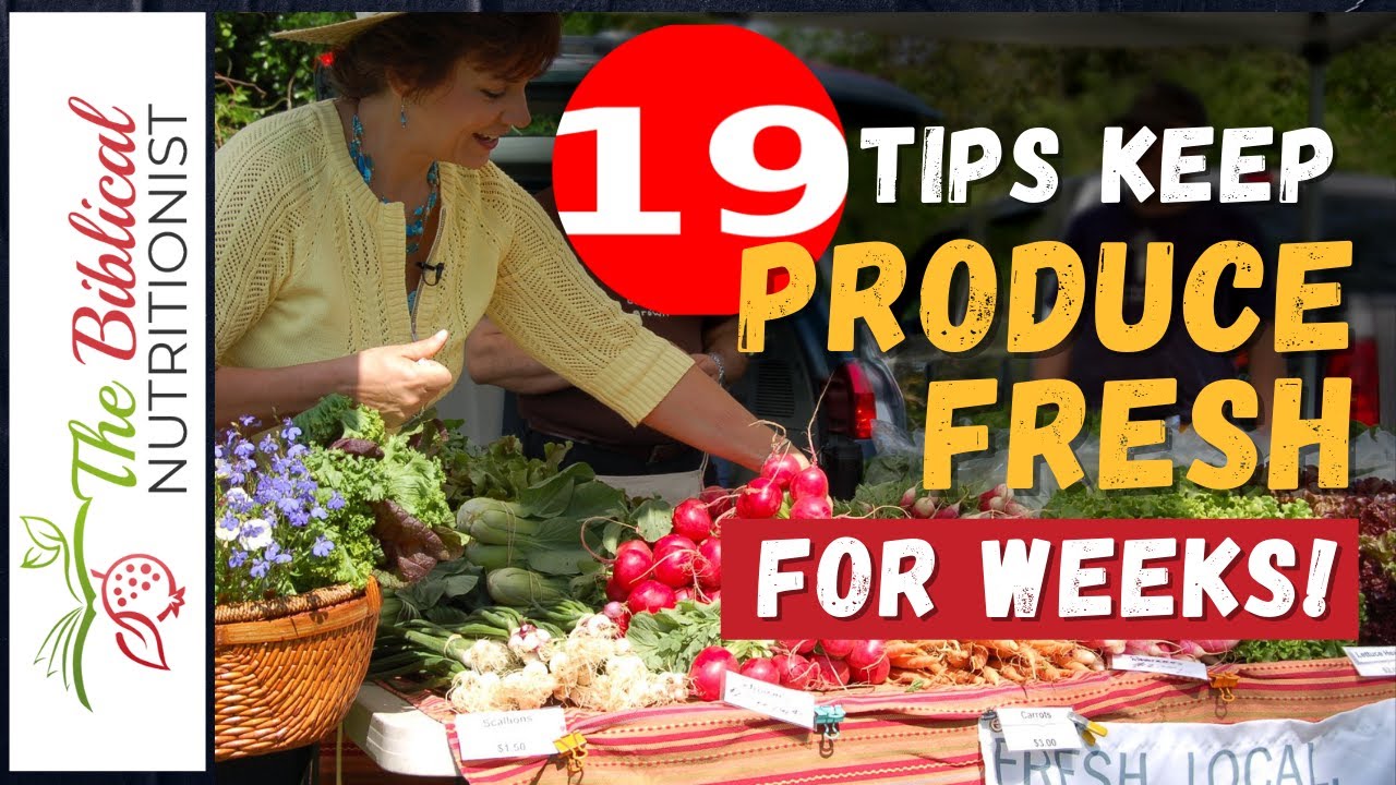 Make Produce Stay Fresh For WEEKS | How To Store Produce Super Tips!