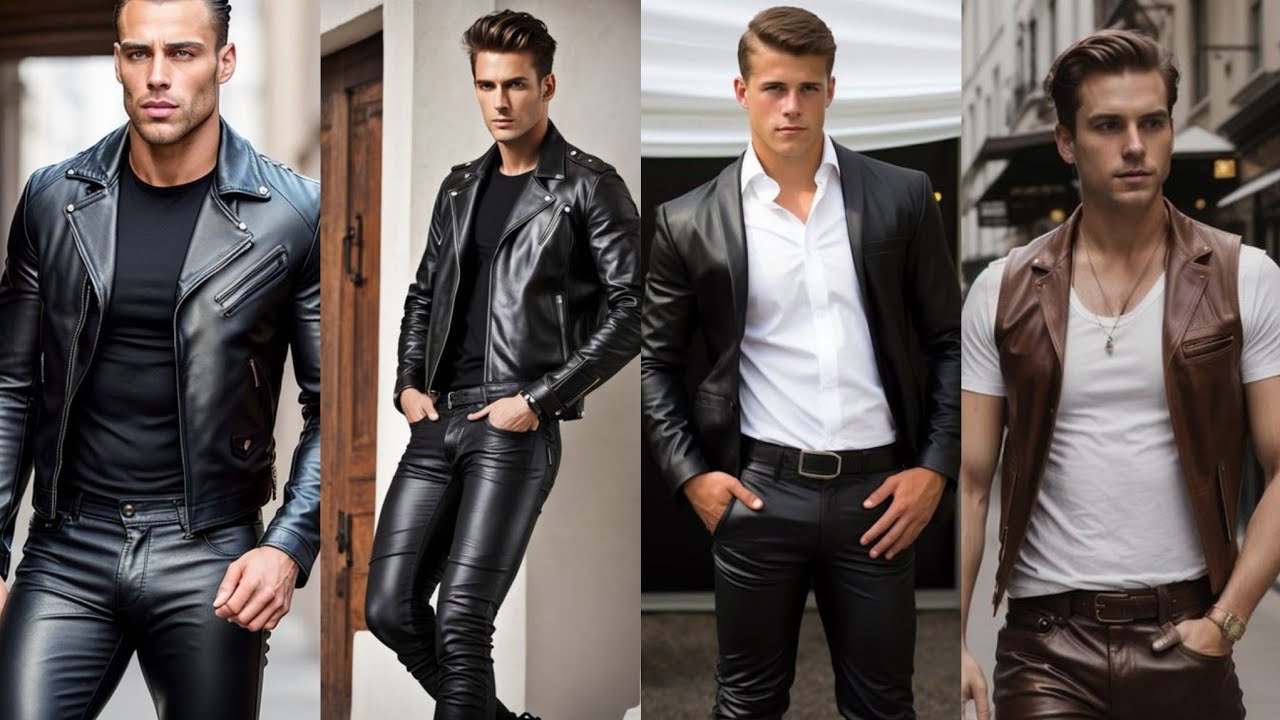 Street style in leather & latex fashion lookbook 