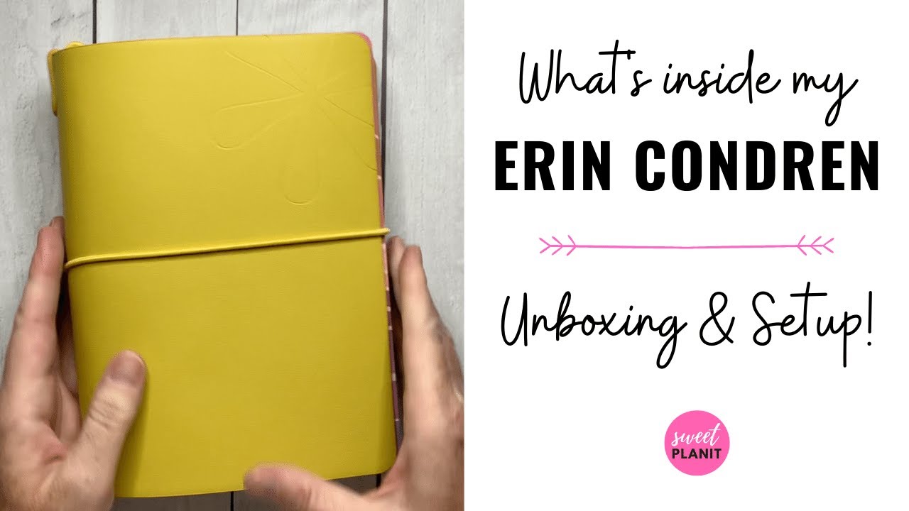 What's Inside my ERIN CONDREN FOLIO | Unboxing and Setup